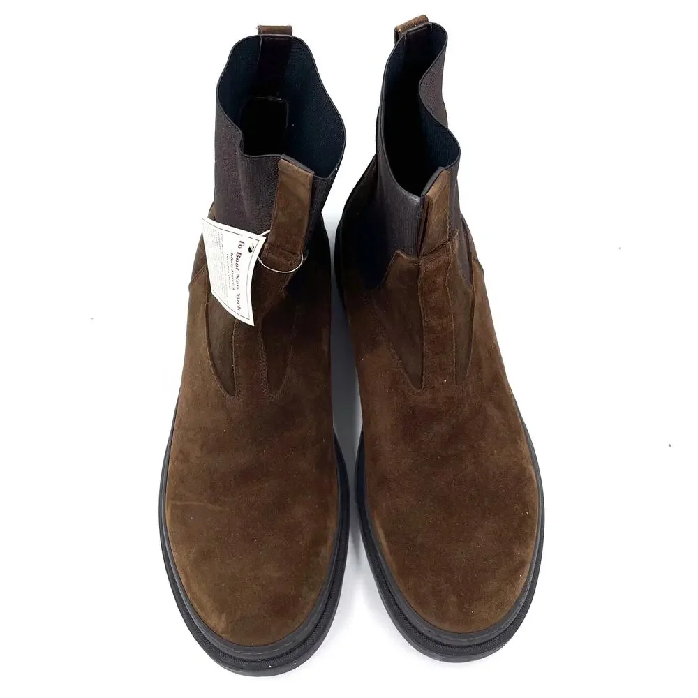 To Boot New‎ York Hemingway Boots Otter Brown Suede Leather Ankle Sz 12 Men's